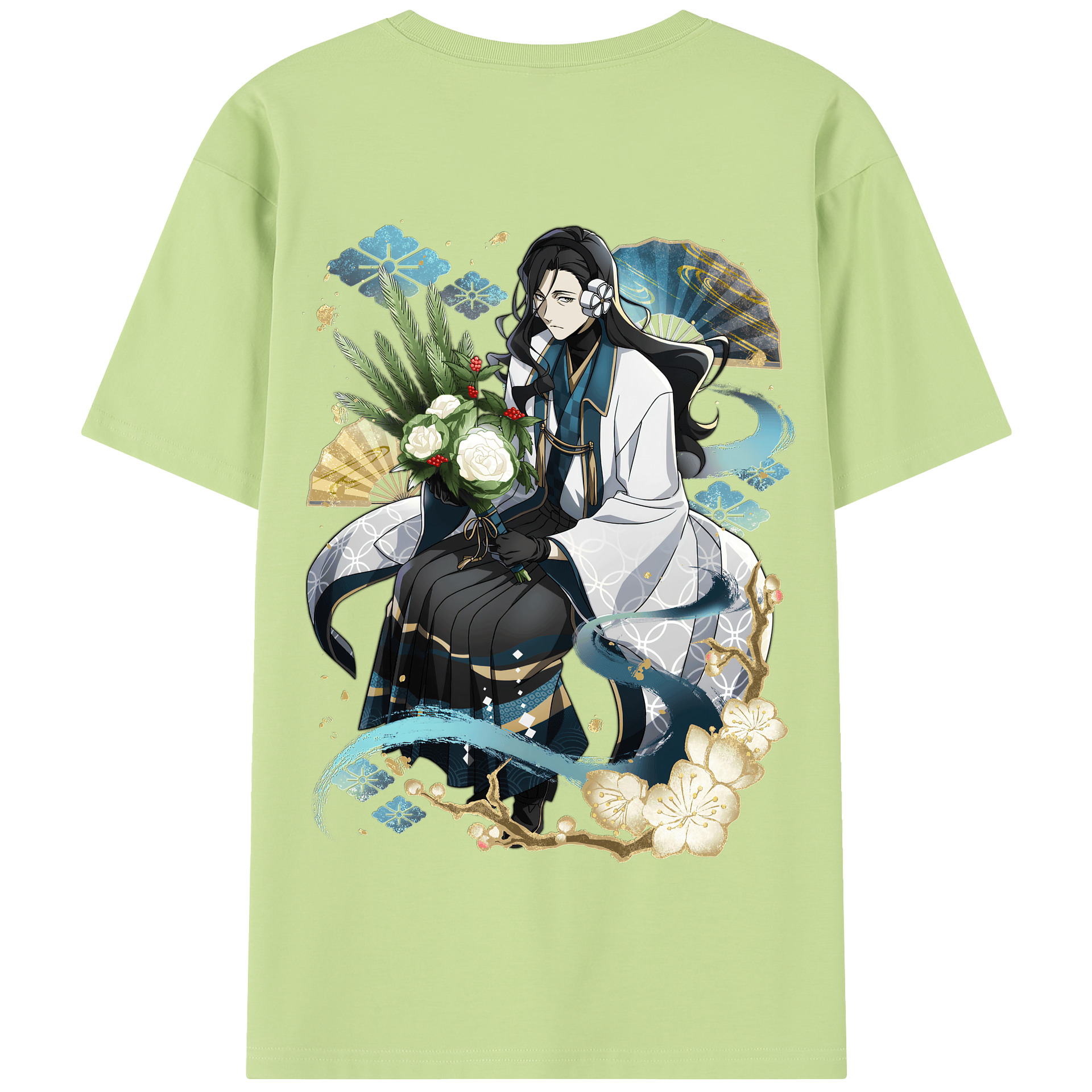 （画像用） 文豪ストレイドッグス Bungo Stray Dogs 綿100％半袖Tシャツ（背面プリント）